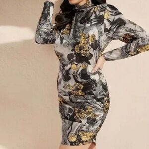 Guess by Marciano Aurora Golden Rose Dress Size 4